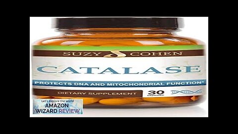 Suzy Cohen Catalase 12500 Catu Dietary Supplement Liver Enzyme Neutralize Hydrogen Review