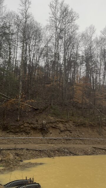 Checking for flooding on the farm. Check out the long span of mainline 🍁