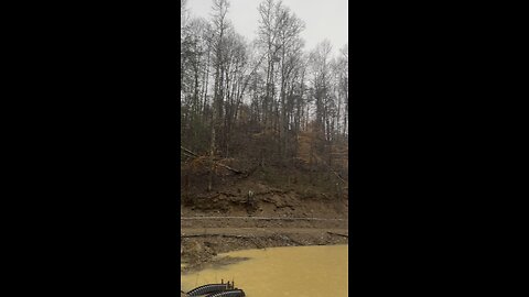 Checking for flooding on the farm. Check out the long span of mainline 🍁