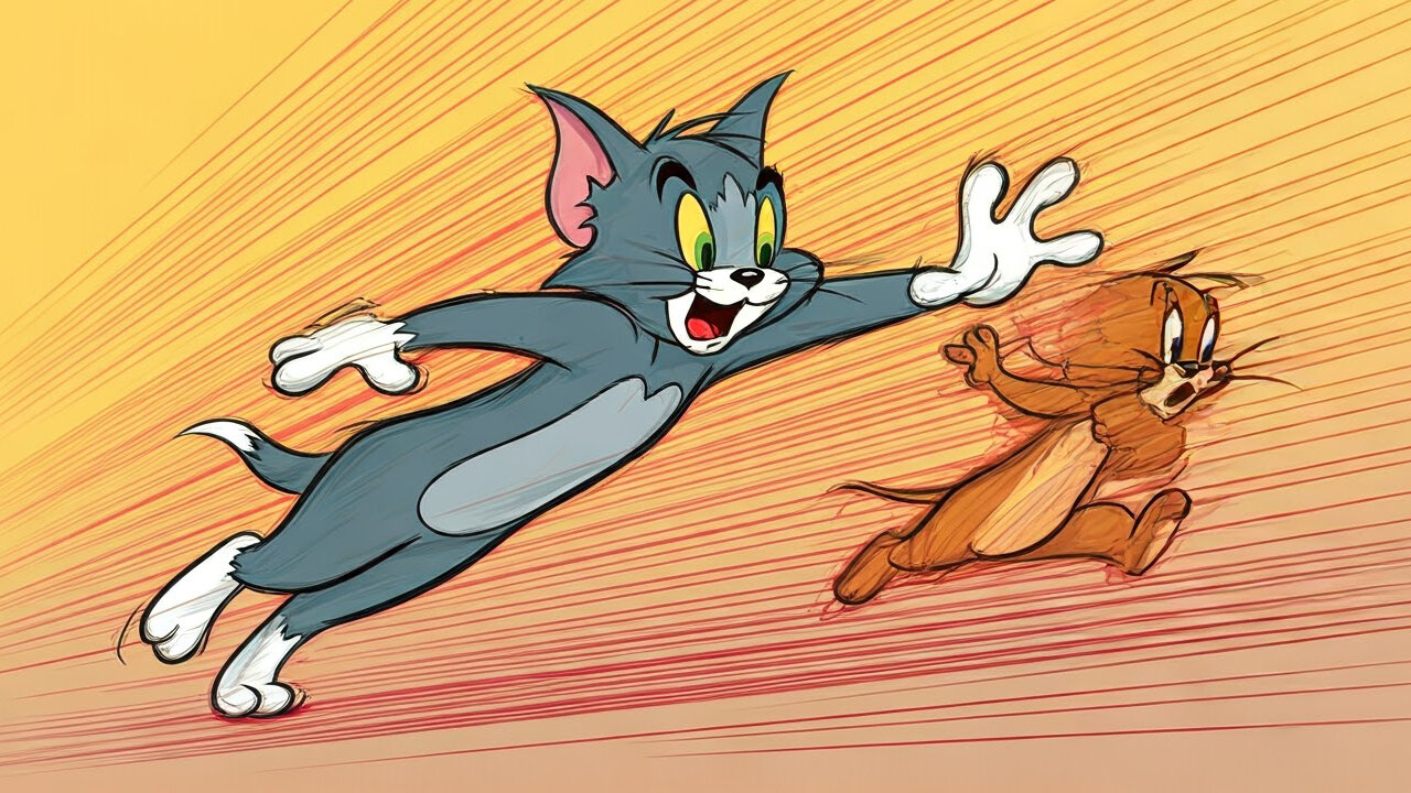 🎭 Iconic Tom and Jerry Moment Recreated in Art! 🖌️ Tom and Jerry Drawing