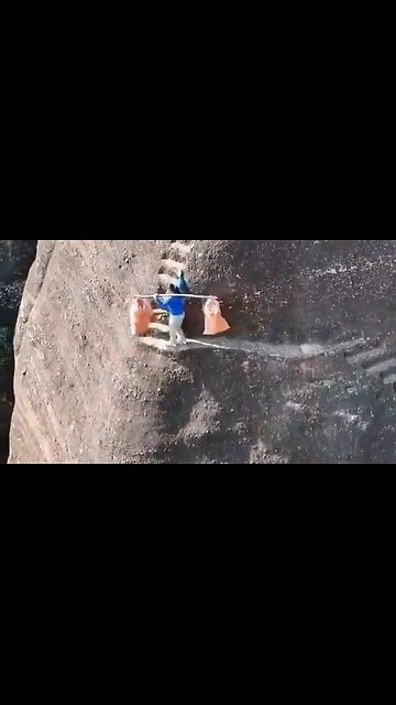 The Next Time You Complain About Bringing The Groceries Up The Stairs, Remember This Video