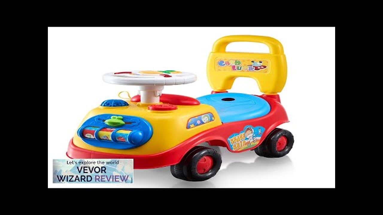 VEVOR Ride On Push Car for Toddlers Ages 1-3 Ride Racer Sit Review