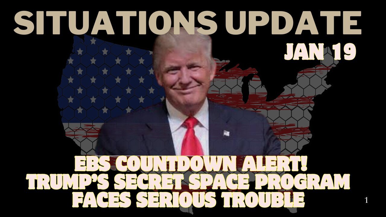 Situation Update: EBS Countdown Alert! Trump’S Secret Space Program Faces Serious Trouble.