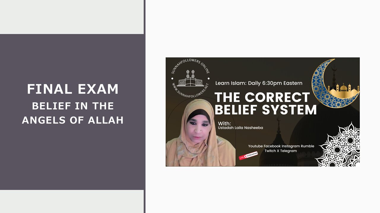 FINAL EXAM - BELIEF IN THE ANGELS