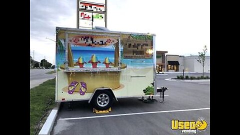 2014 6' x 10' Shaved Ice Trailer | Snowball Concession Trailer for Sale in Kansas!