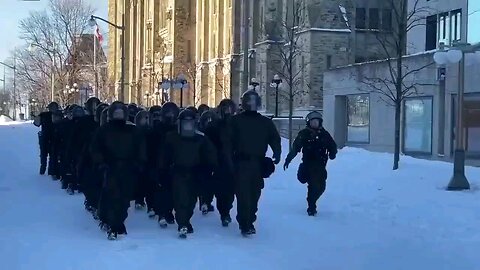 2022 Military attacks peaceful protestors in Ottawa ON