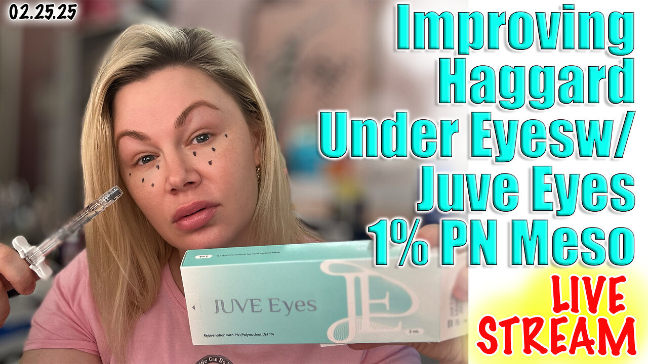 Live Improving Haggard Under Eyes w/ Juve Eyes, 1% PN! AceCosm.com code Jessica10 Saves you money