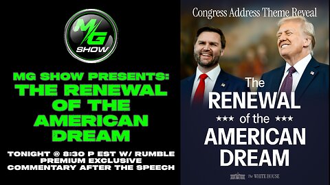 MG SHOW PRESENTS: The Renewal of the American Dream