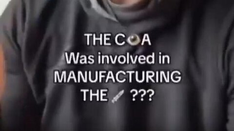 The CIA was involved with the 💉 - Must See!!