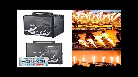 Three-head flame machine DMX512 flame machine disco performance equipment music festival Review