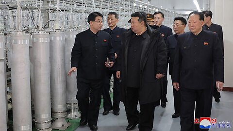 North Korean leader Kim Jong Un visits nuclear facility