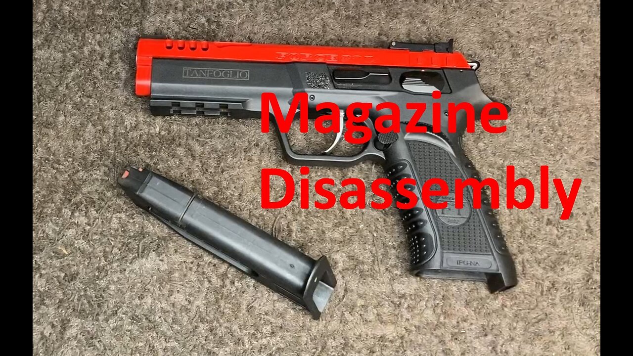 Tanfoglio Force 22L - Magazine Disassembly