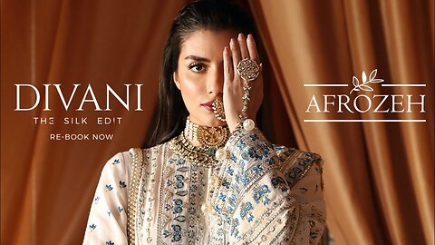 Afrozeh Unstitched Collection 2025 | Divani Silk Edit | Pakistani Clothes UK