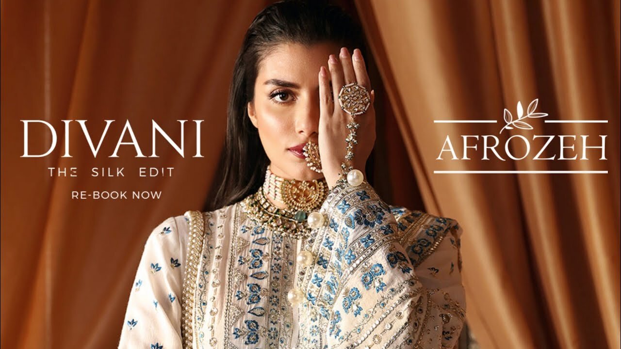 Afrozeh Unstitched Collection 2025 | Divani Silk Edit | Pakistani Clothes UK