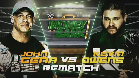 John Cena vs Kevin Owens - Money in the Bank 2015 (Full Match)