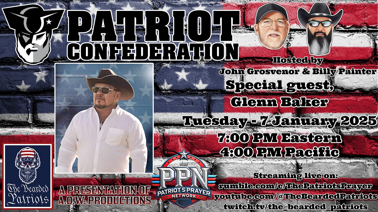 Patriot Confederation - Glenn Baker Interview (January 7, 2025)