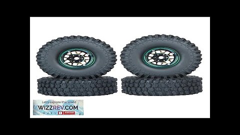 RHINORC 4PCS 120MM 1.9" Rubber Rock Tyres Wheel Tires with Rainbow Beadlock Review