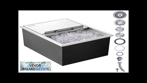 VEVOR Drop in Ice Chest 24"L x 18"W x 13"H Stainless Steel Review