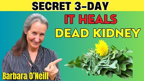 Barbara O’Neill's Secret 3|Day Kidney Revival Method