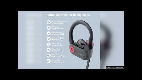 Boean Bluetooth Headphones, Wireless Earbuds with 16 Hours Playtime Bluetooth 5.3 Wireless Review