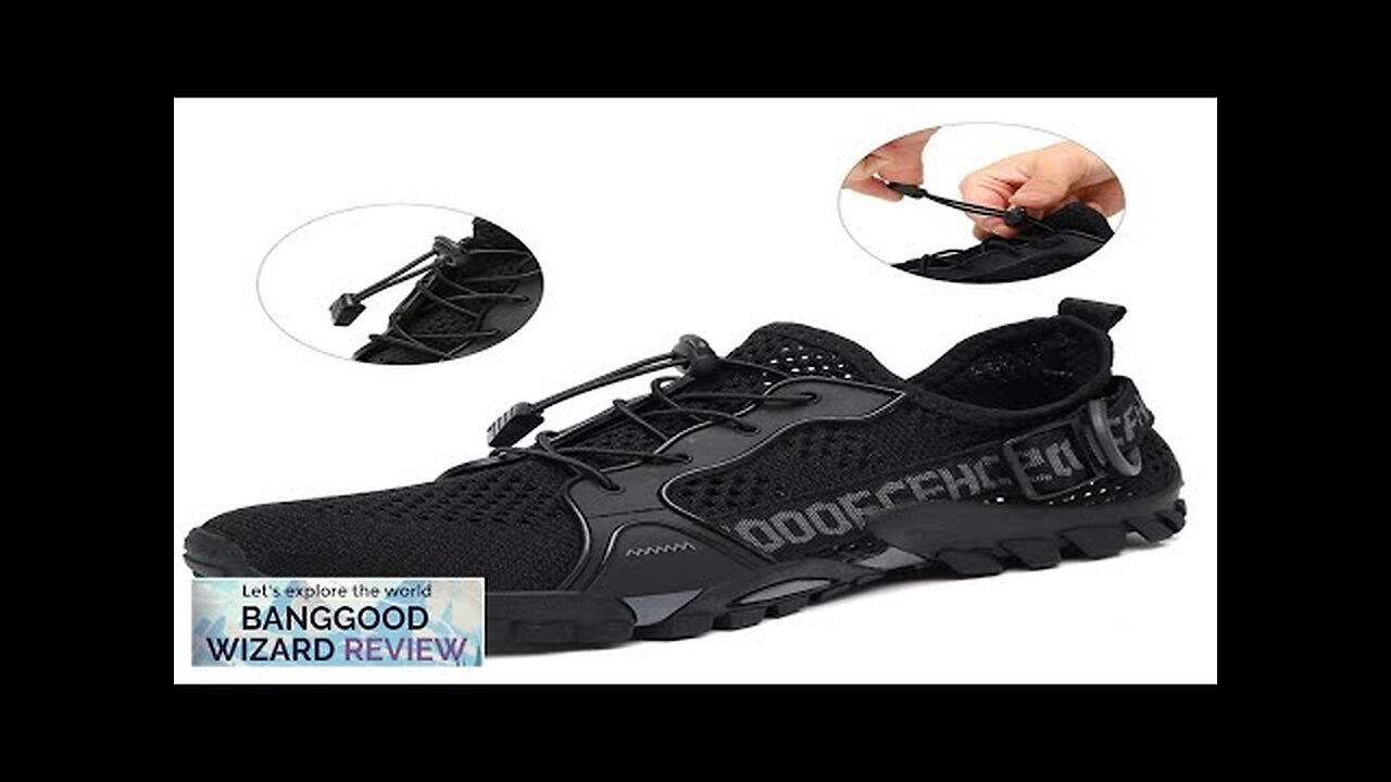 TENGOO Summer Water Wading Shoes Unisex Outdoor Athletic Breathable Non-slip Hiking Shoes Review