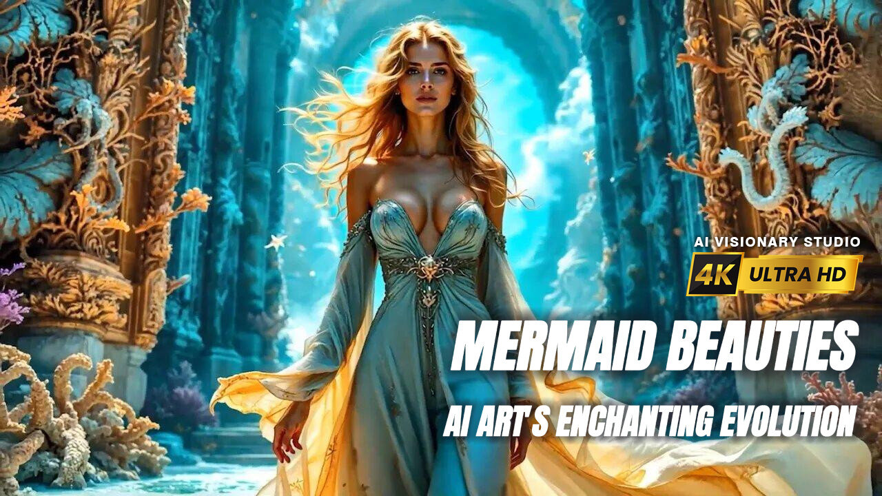 Mermaid Beauties AI Art's Enchanting Evolution