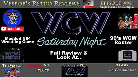 WCW Saturday Night (N64) | Full Review and Look at This Amazing N64 Wrestling Game Mod | 🤼🎮