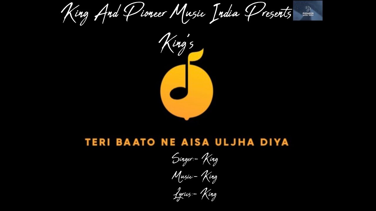 King | Teri Baato Ne Aisa Uljha Diya | King | Pioneer Music India | Bollywood Latest Trending Song