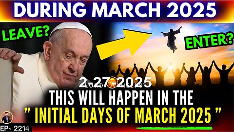 MANY WON'T BELIEVE WHAT'S COMING IN MARCH - Bible Prophetic Word Today! - 2/27/25