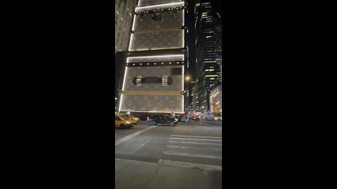 Night Traffic Tonight in Manhattan New York City 2025 February 27 NYC