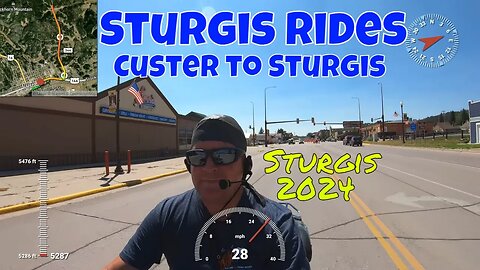 Sturgis Rides Custer to Sturgis during the Sturgis Motorcycle Rally