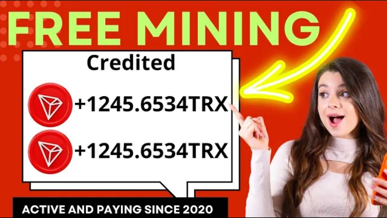 Get 19.00 TRX for free in 3 minutes! 💰🚀 (Free Tron Mining Website)