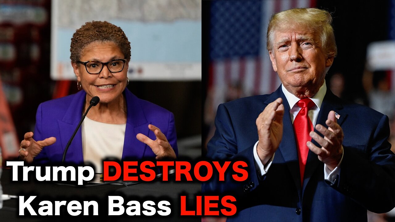 Trump DESTROYS Karen Bass