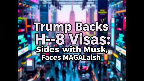 Trump Backs H-1B Visas: Sides with Musk, Faces MAGA Backlash