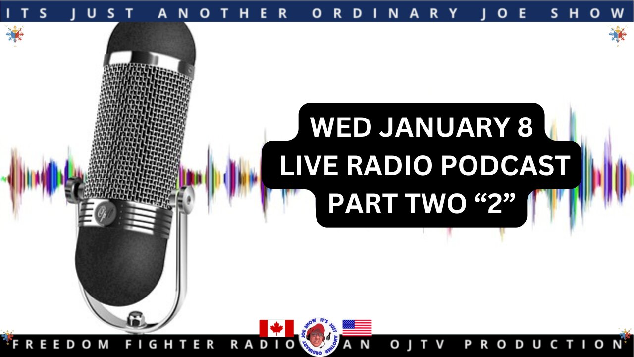 Wednesday Jan 8th LIVE Radio Podcast PART 2