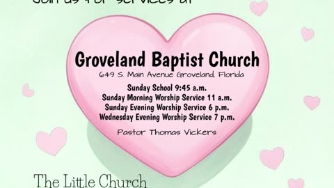 Join us at Groveland Baptist Church