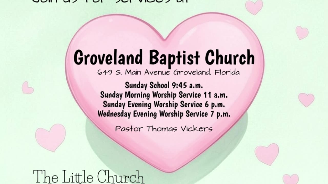 Join us at Groveland Baptist Church