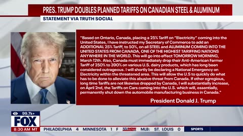 Trump has doubled tariffs on || Ronaldo Trumpo Jr.