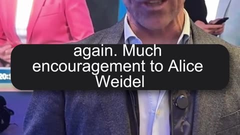 Jorge Buxadé highlights Alice Weidel's victory