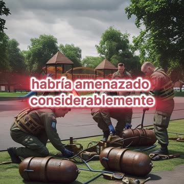 Hallan numerosas bombas no explotadas de la Segunda Guerra Mundial.