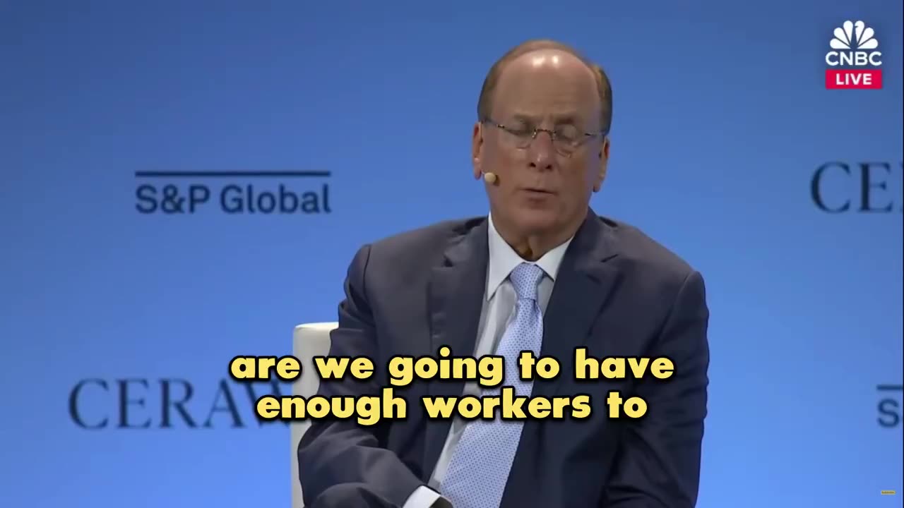 George on X- 'WATCH- BlackRock CEO Larry Fink just issued a warning