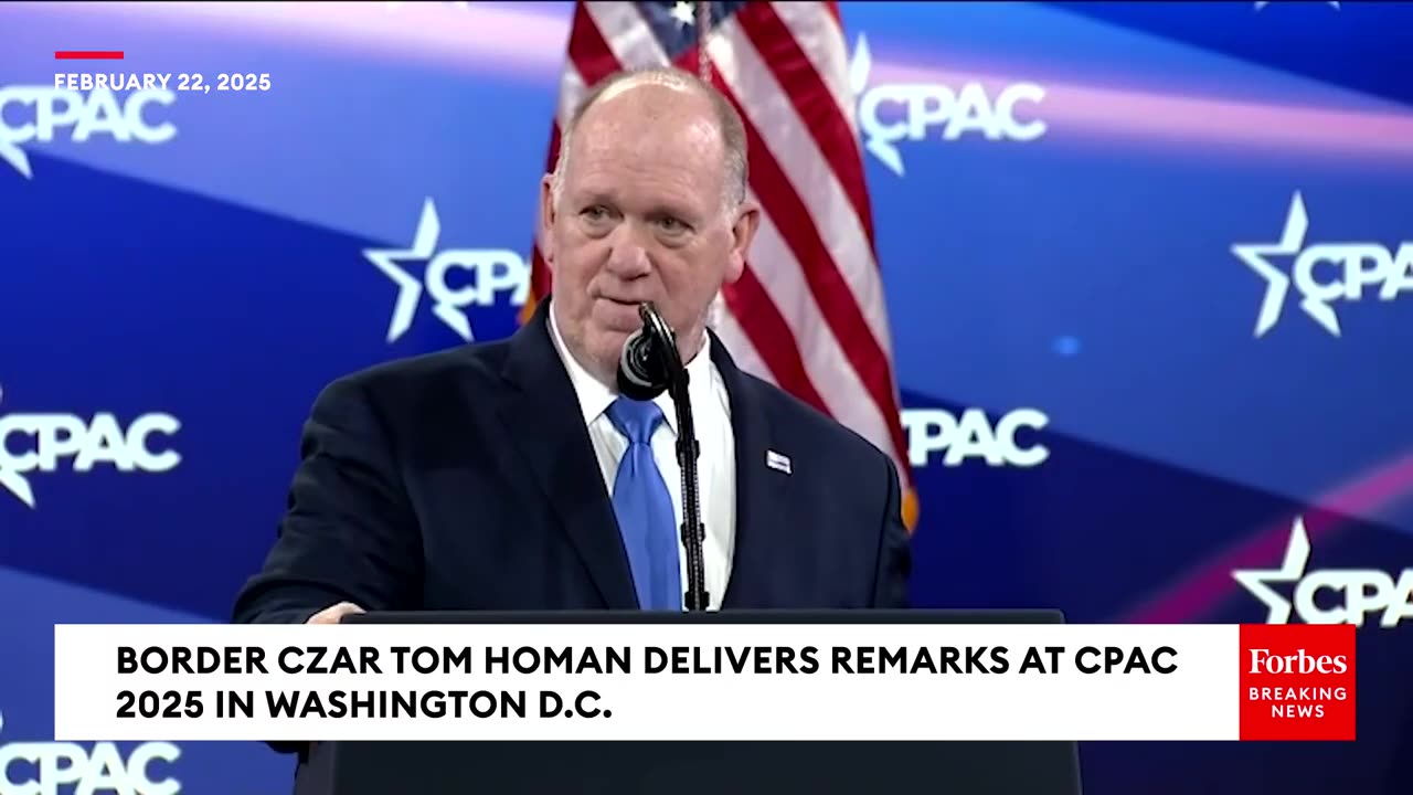 Tom Homan's Message to ILLEGALS, CPAC day 3