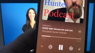 Derek Hunter 02/07/25 p 01 doge-ball democrats & left hand side terrified