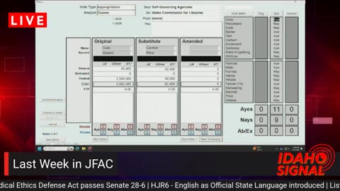 How does a bill pass but fail to move on? The strange rules of JFAC.