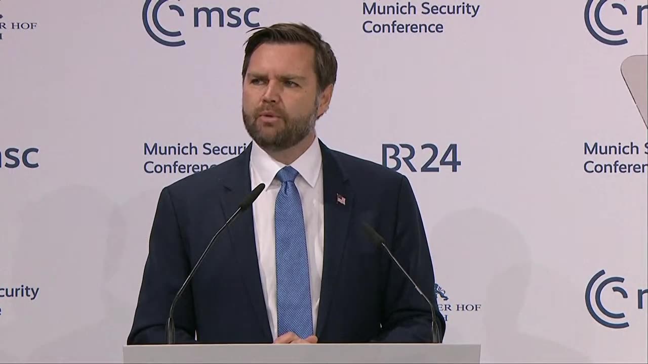 VP Vance speaks in Munich as Trump seeks end to Ukraine war! - 2/14/2025