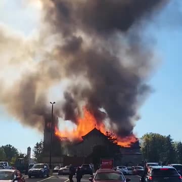 Another church set on fire in Canada.......... i wonder why