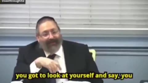 Self loathing Rabbi realises that it's the JEWS who are the PROBLEM!!