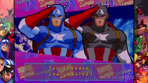 Marvel Super Heroes Vs. Street Fighter: Captain America Victory Lines, Not Really All That Free