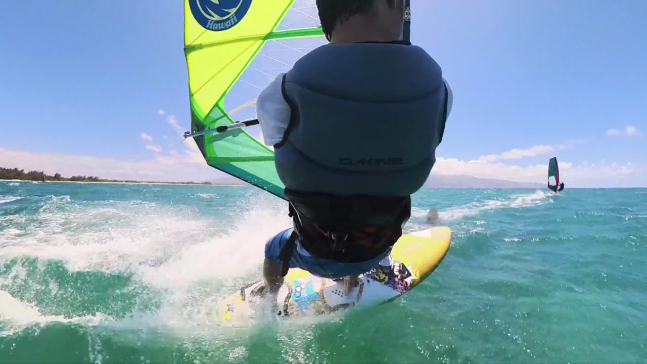 Windsurfing Kanaha, Maui HI 06AUG24