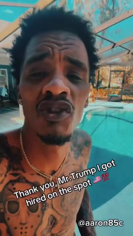 Man Thanks Trump for Instant Job at Construction Site